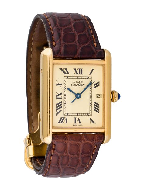 must de cartier reloj|Tank Must de Cartier watch: Tank Must watch, small model, .